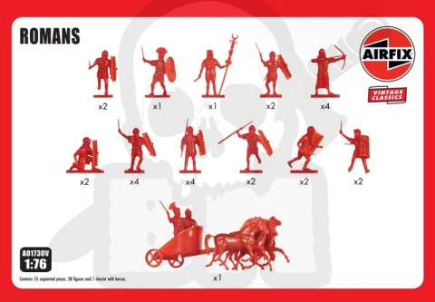 Airfix 01730V Romans 1:76 - rzymscy legioniści + rydwan