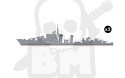 Airfix 50120 Waterline Set Sink the Bismarck 1:1200 zestaw 7 modeli okrętów