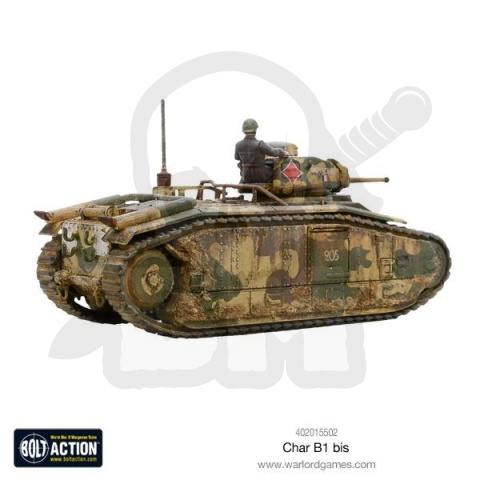 BOLT ACTION Char B1 bis francuski czołg ciężki forteca na gąsienicach