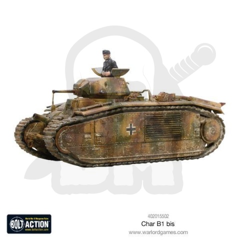 BOLT ACTION Char B1 bis francuski czołg ciężki forteca na gąsienicach