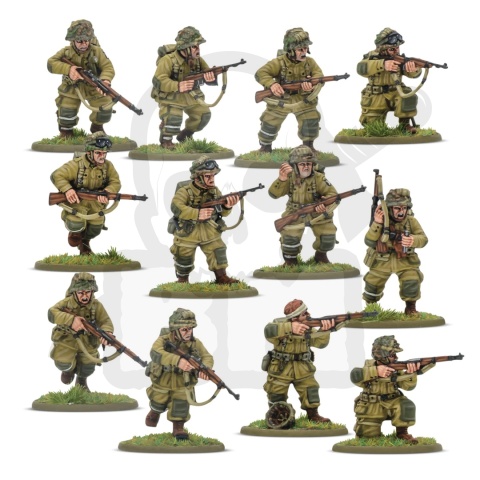 BOLT ACTION Currahee! US Airborne (D-Day) 1 wypraska 6 żołnierzy
