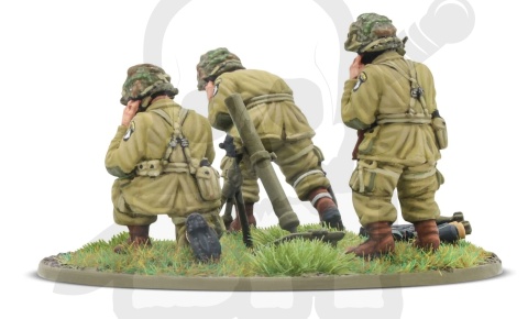 BOLT ACTION US Airborne Medium Mortar Team amerykański moździeż