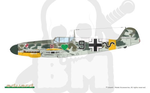 Eduard 7478 Bf 109F-4 Weekend Edition 1:72 model samolotu