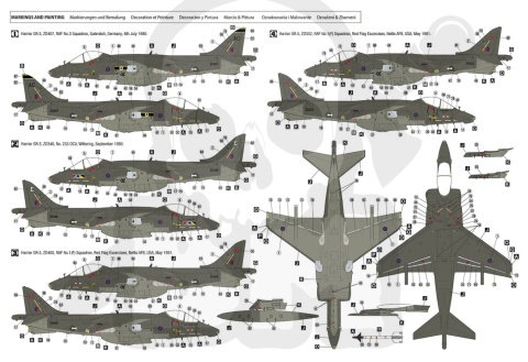 Hobby 2000 48049 Harrier GR.5 1:48 model samolotu