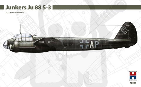 Hobby 2000 72089 Junkers Ju 88 S-3 1:72 model samolotu