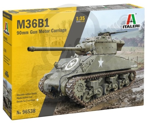 Italeri 96538 M36B1 90mm Gun Motor Carriage 1:35 model niszczyciel czołgów