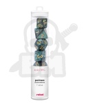 Kości RPG 7 szt. ciemnozielone perłowe Rebel - Dice Pearl 7-Set Dark Green