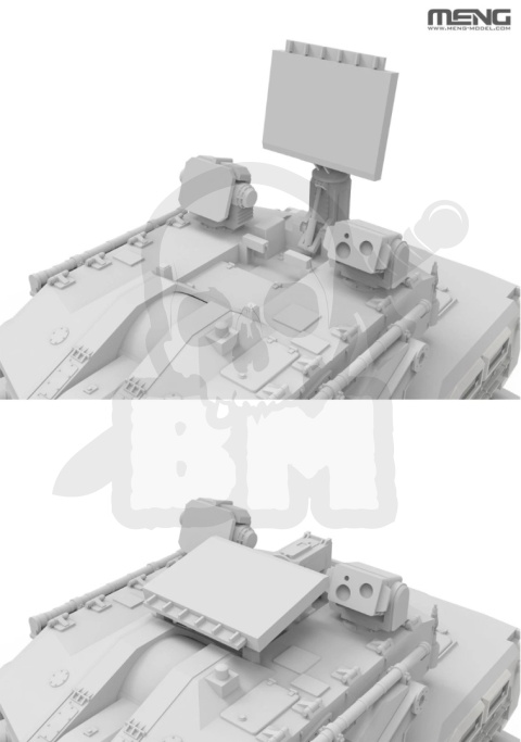 Meng 72018 Chinese PLB625 AA Gun & Missile Integrated Weapon System 1:72