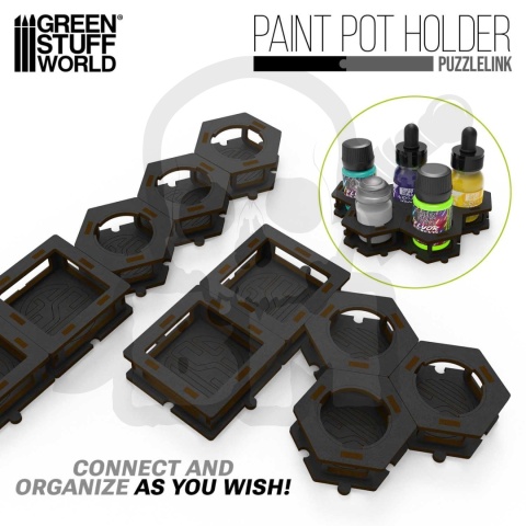 Paint Pot Holder x3 - podstawki pod farby 30 24 12 ml