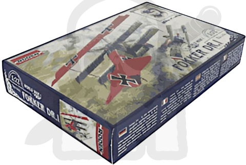 Roden 010 Fokker Dr.I 1:72 model samolotu Manfred von Richthofen Red Baron