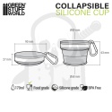 Silicone collapsible cup 170ml - składany silikonowy kubrk