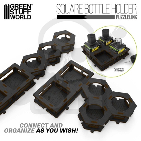 Square bottle Holder Pack x2 - podstawki pod klej