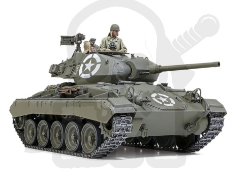 Tamiya 35391 U.S. Light Tank M24 Chaffee European Theater 1:35 model czołgu