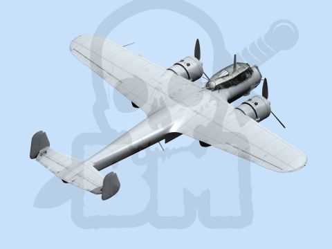 ICM 72304 Do 17Z-2 WWII German Bomber 1:72 model niemieckiego bombowca