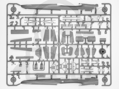 ICM 72304 Do 17Z-2 WWII German Bomber 1:72 model niemieckiego bombowca
