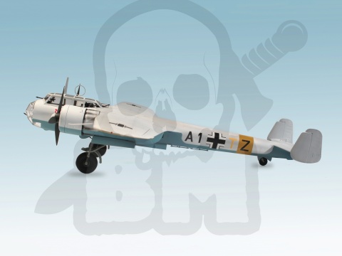 ICM 72304 Do 17Z-2 WWII German Bomber 1:72 model niemieckiego bombowca