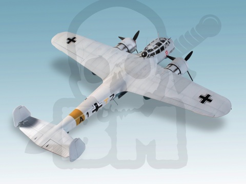 ICM 72304 Do 17Z-2 WWII German Bomber 1:72 model niemieckiego bombowca