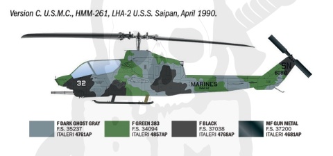 Italeri 90835 AH-1T Sea Cobra 1:48 model śmigłowca