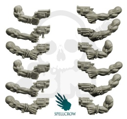 Ręce orków z rewolwerami 12 szt. Orcs Hands with Revolvers