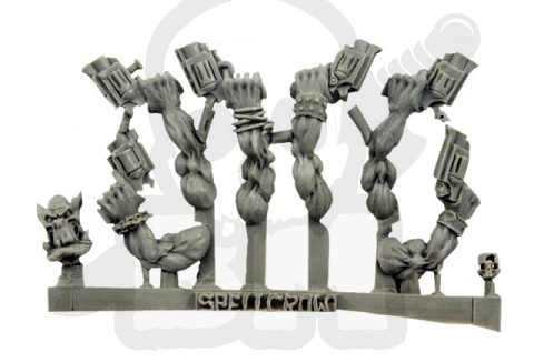 Ręce orków z rewolwerami 12 szt. Orcs Hands with Revolvers