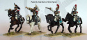 French Napoleonic Heavy Cavalry 1812-1815 Cuirassiers/Carabiniers 14 szt.