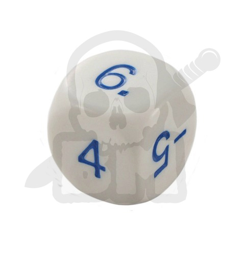 Kość K6 kostka matematyczna -1 2 -3 4 -5 6 Math Negative Odd Number