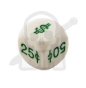 Money Dice U.S. Symbols 16 mm RPG kostka pieniądze dolary K6