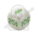 Money Dice U.S. Symbols 20 mm RPG kostka pieniądze dolary K6