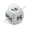 Money Dice U.S. Symbols 22 mm RPG kostka pieniądze dolary kość K6