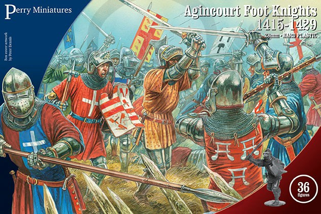 Agincourt Foot Knights 1415-29 - francuscy rycerze - 36 szt.