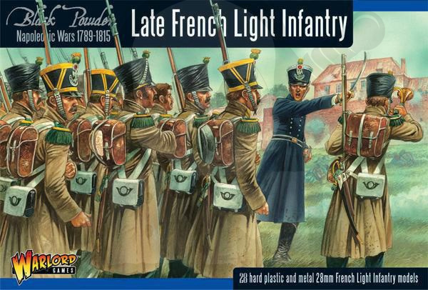 Napoleonic War Late French Light Infantry Waterloo - 28 szt.