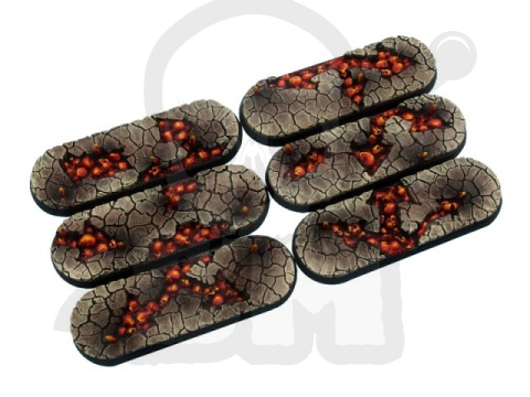 Chaos Bases, Bike 25x70mm (4) podstawka kawaleryjska podstawki kawaleryjskie