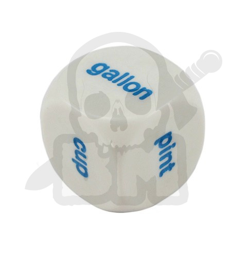 Capacity Dice 20 mm RPG kostka K6 pojemność ang.