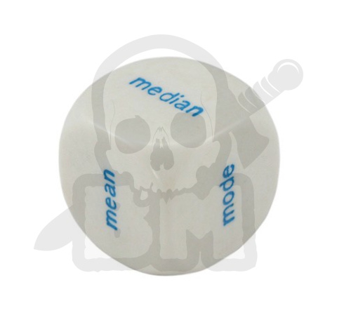 Central Tendency Word Dice 20 mm kostka K6 Kość językowa angielska