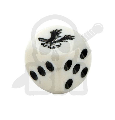 Kostka kość K6 orzeł 16 mm US Eagle Dice