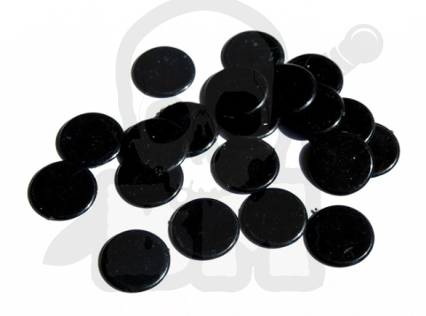 Żetony 15x1,4 mm czarne 20 szt. pchełki liczniki