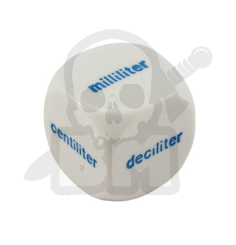 Metric Dice Volume (Liters) 20 mm kostka językowa angielska K6 pojemność litry