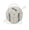Weights Dice 16 mm RPG kostka K6 językowa angielska miara wagi