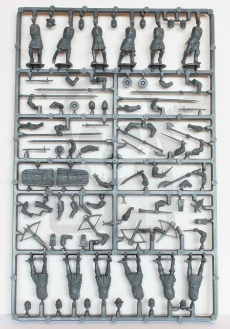 Agincourt French Infantry 1415-29 - francuska piechota - 12 szt.