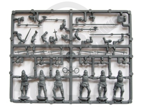 English Army 1415 Od Agincourt do Orleanu Rycerze żołnierze 6 figurek