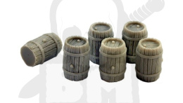 Small Wooden Barrels (6) - małe beczki 6 szt.