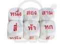 Thai Word Numbers One to Six 20 mm kostka język tajski K6 1-6