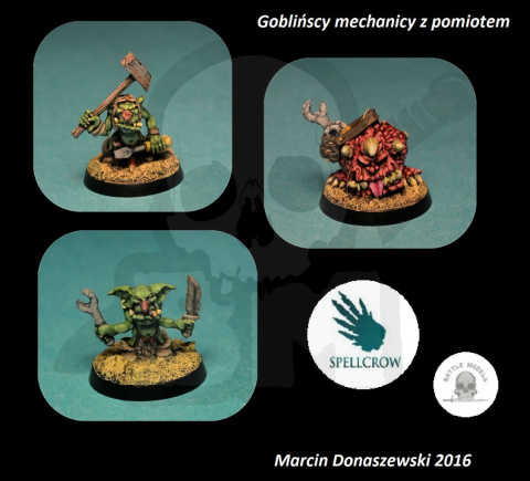 Gobllins Mechanics with Spawn Assistant Goblińscy mechanicy z pomiotem