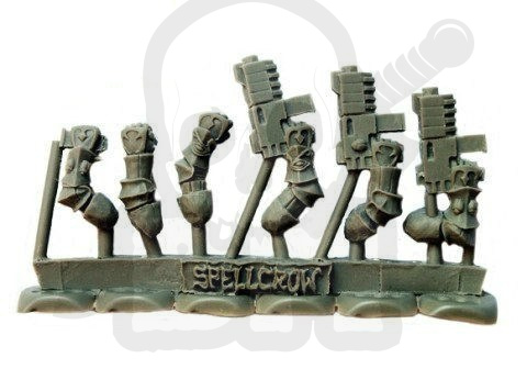 Ręce + ręce z bronią Wojowników Tzeentcha 6 szt. Changed Knights hands & rapid guns