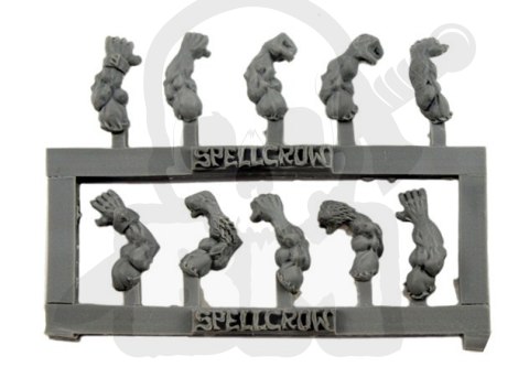 Ręce Wilczych Rycerzy Wilków 10 szt. Space Marines WH40K Feral Wolves Space Knights Hands