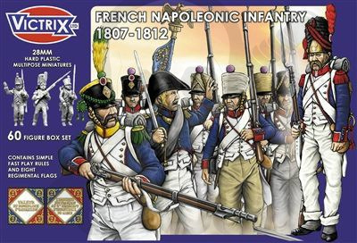 Napoleonic French Infantry 1807-1812 60 szt.