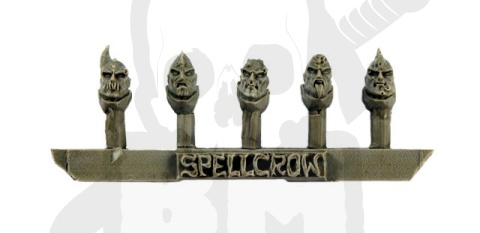 Główki wojowników Slaanesha 10 szt. jak Chaos Space Marines Heads Pleasure Knights Helmets Warhammer