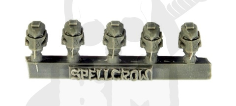Hełmy Kosmicznych Rycerzy 10 szt. Space Knights Helmets Marines WH40K