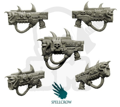 Karabin soniczny SF Sonic Gun Guns 5 szt. dla kosmicznych marines chaosu Warhammer Wh40000 chaos