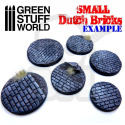 Small Dutch Bricks Rolling Pin wałek do odciskania tekstur małe cegiełki
